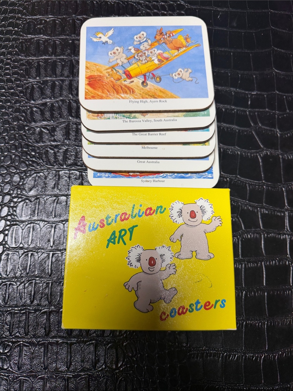 Jason Products Australian Art Coasters 4 pieces